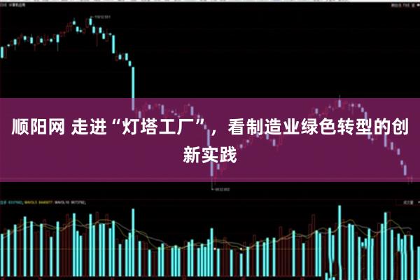 顺阳网 走进“灯塔工厂”，看制造业绿色转型的创新实践
