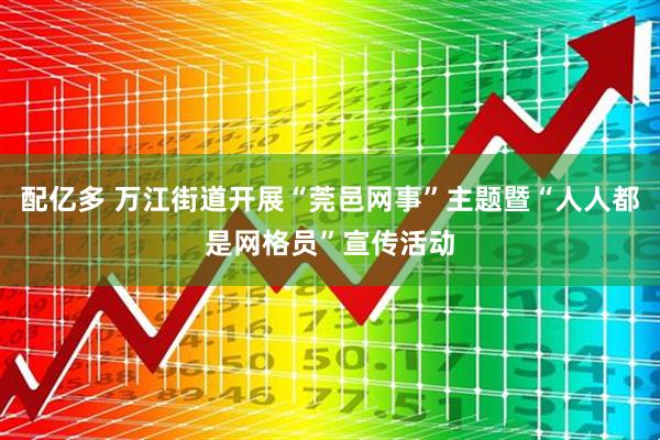 配亿多 万江街道开展“莞邑网事”主题暨“人人都是网格员”宣传活动
