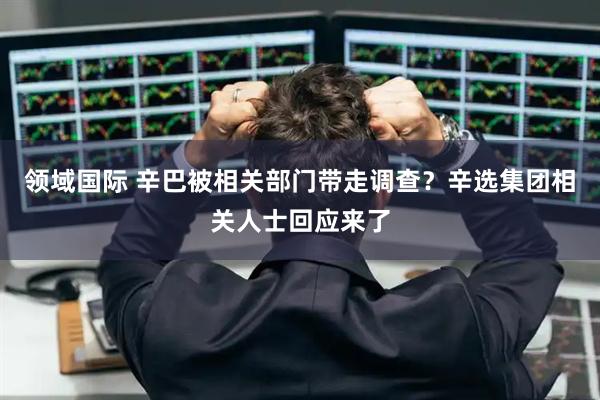 领域国际 辛巴被相关部门带走调查？辛选集团相关人士回应来了