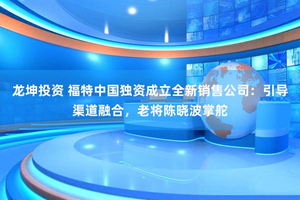 龙坤投资 福特中国独资成立全新销售公司：引导渠道融合，老将陈晓波掌舵