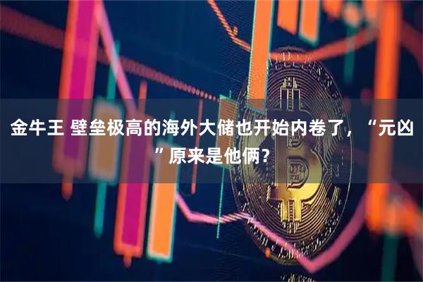 金牛王 壁垒极高的海外大储也开始内卷了，“元凶”原来是他俩？